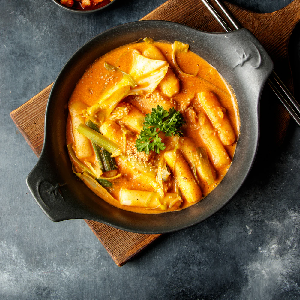 치즈 듬뿍 즉석 떡볶이